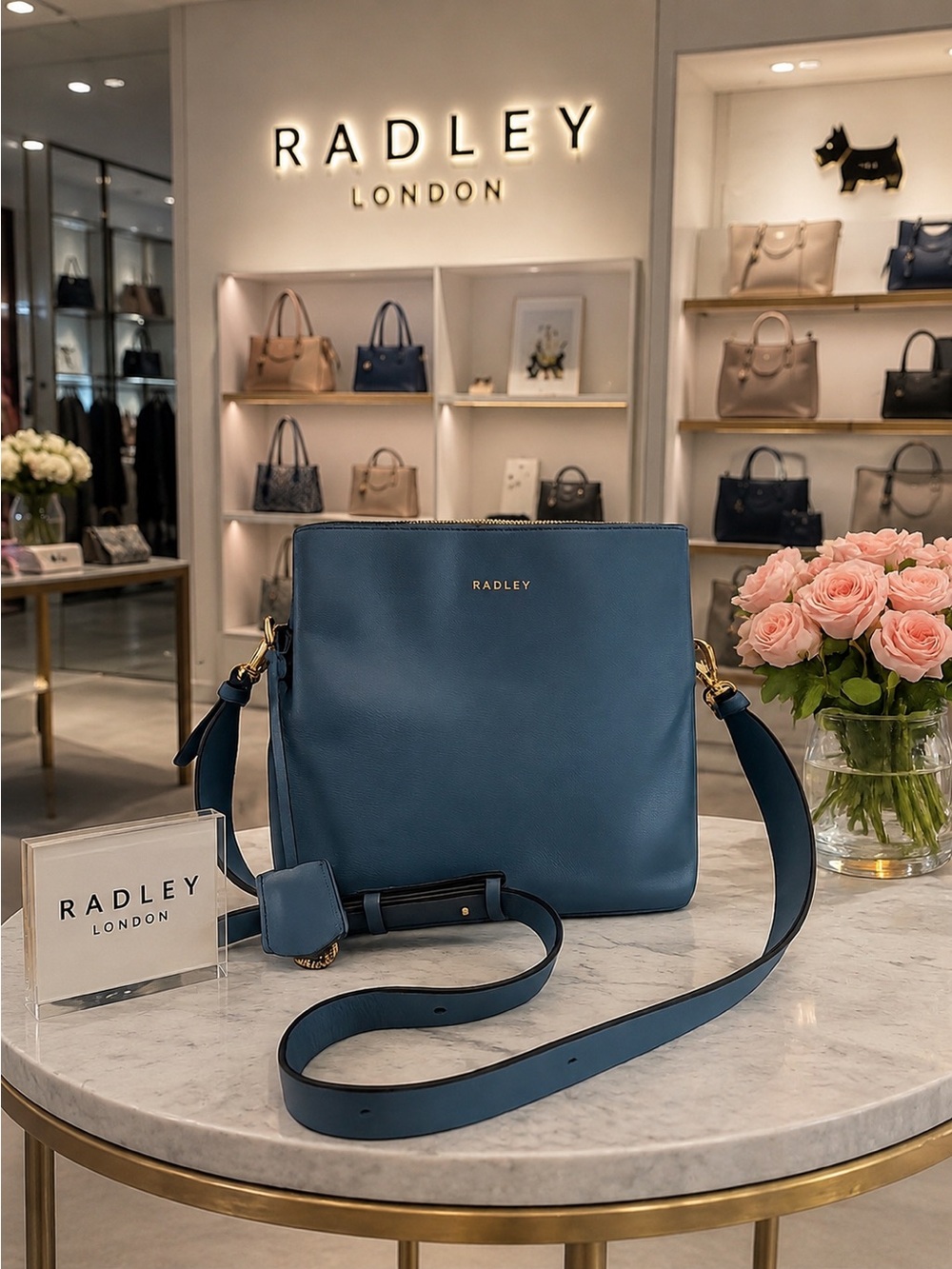 RADLEY LONDON Dukes Place Medium Compartment Crossbody Teal